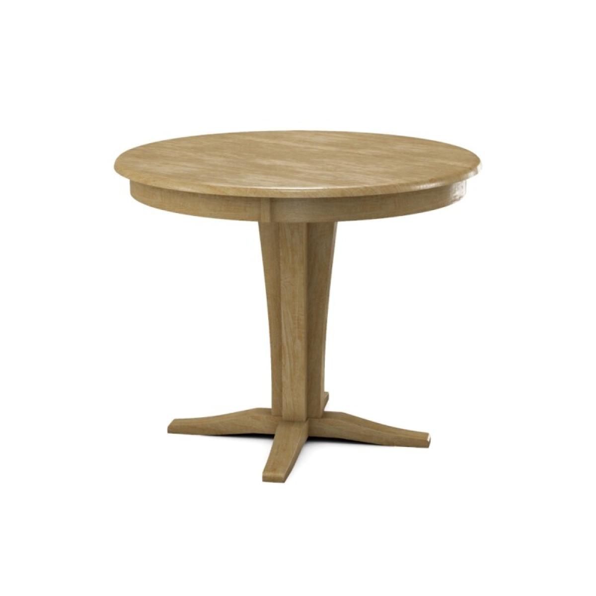 Build Your Own Pedestal Table w/ 30"H Verano Pedestal for Solid Tops - Image 11