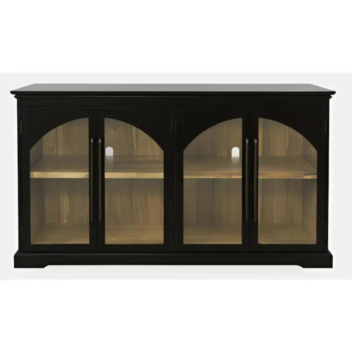 b6175a40881f6dfb2ce4f36fd4e140c0 Archdale Gothic Arch 4 Door Accent Cabinet - Image 1