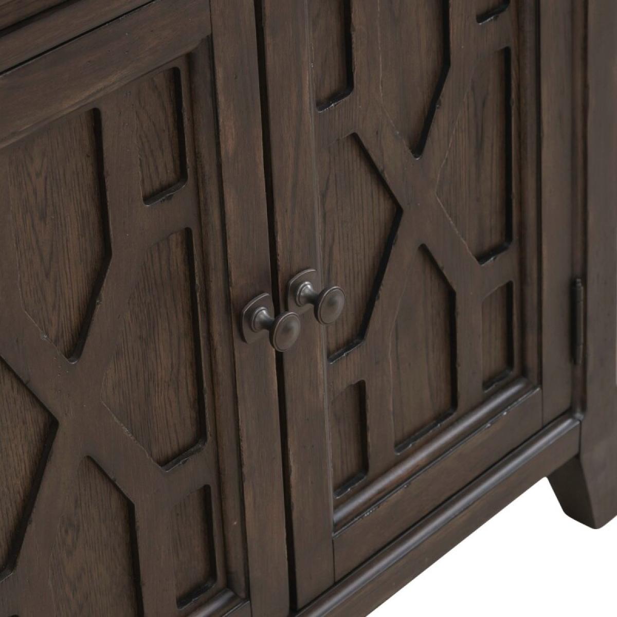 Paradise Valley 2 Door Bedside Chest w/ Charging Station - Image 13