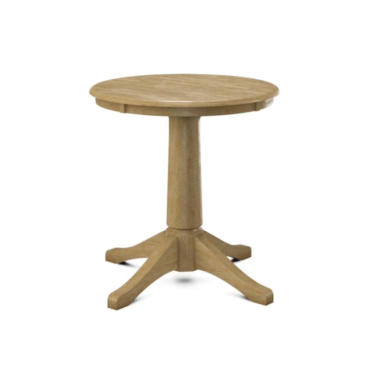 Build Your Own Pedestal Table w/30"H Small Transitional Pedestal - Image 18