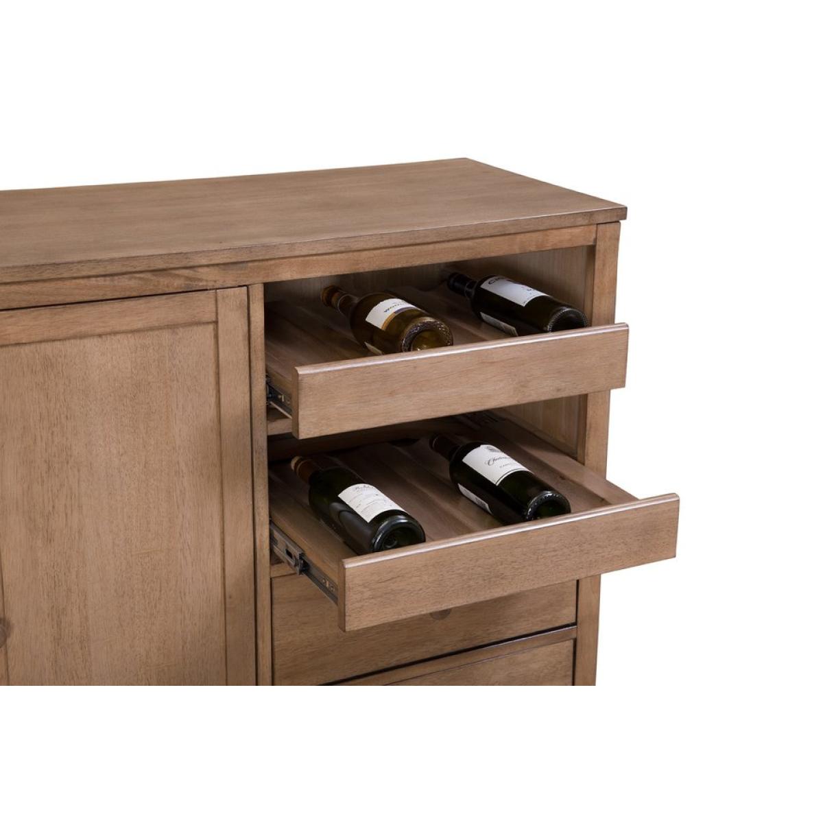 SoMa - Wine and Storage Cabinet in Flax - Image 4