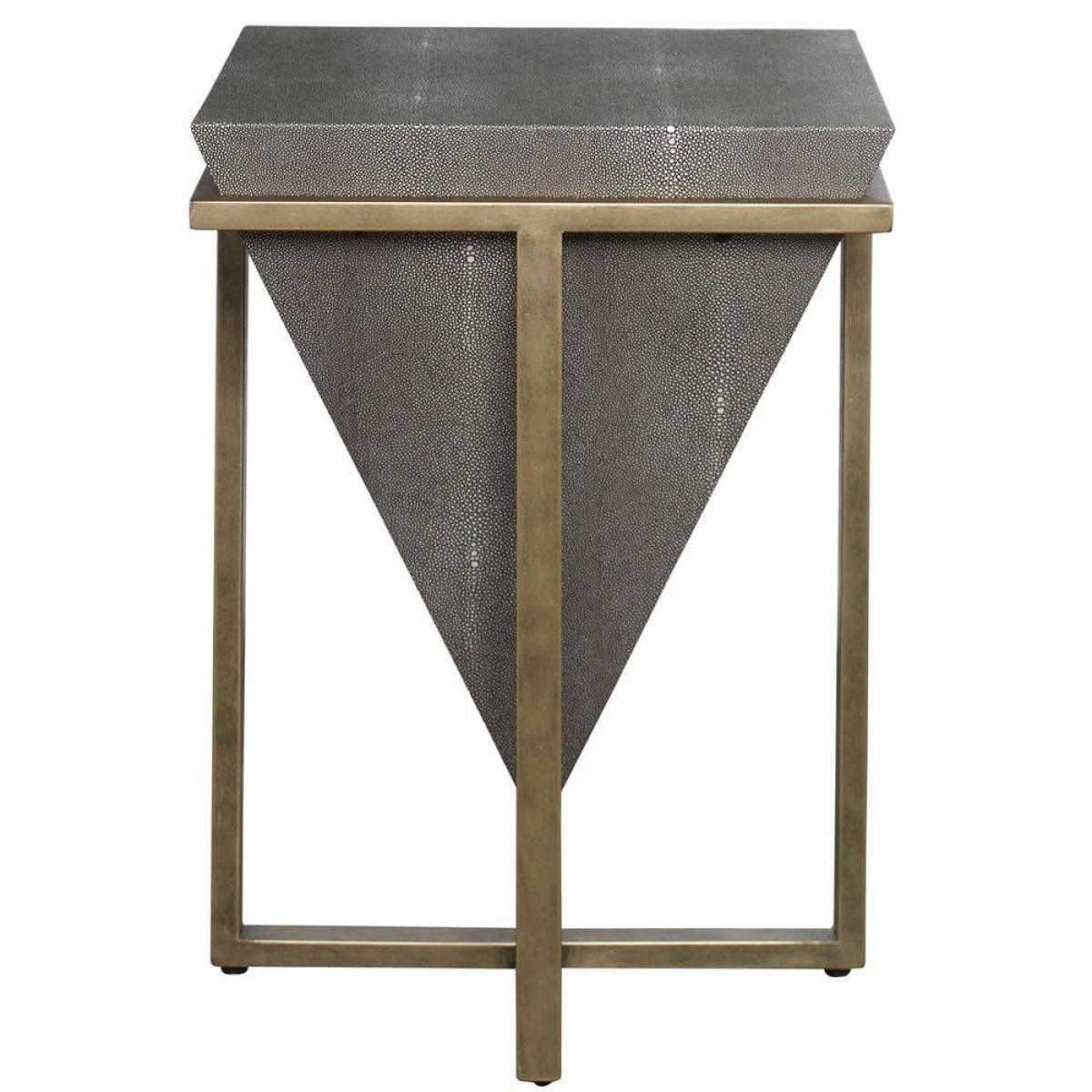 Bertrand Accent Table, Shagreen - Image 5