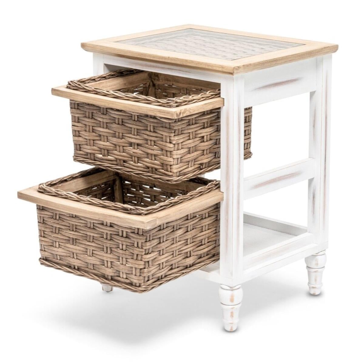 Island Breeze 2-basket Storage Cabinet - Image 4