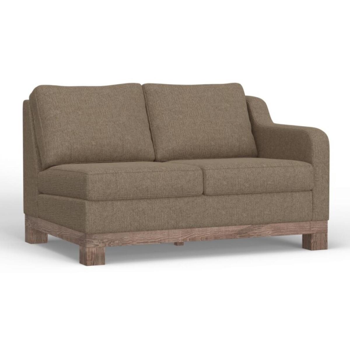 Wooden Frame & Base, Two-Cushion Sectional Right-Arm Loveseat - Samba - Image 2