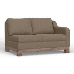 Wooden Frame & Base, Two-Cushion Sectional Right-Arm Loveseat - Samba