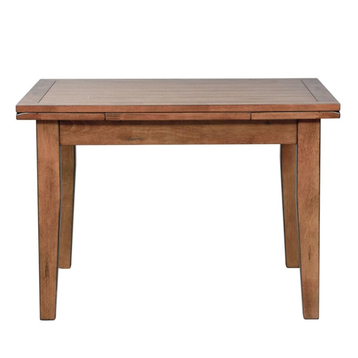 Treasures Retractable Leg Table - Oak - Image 5