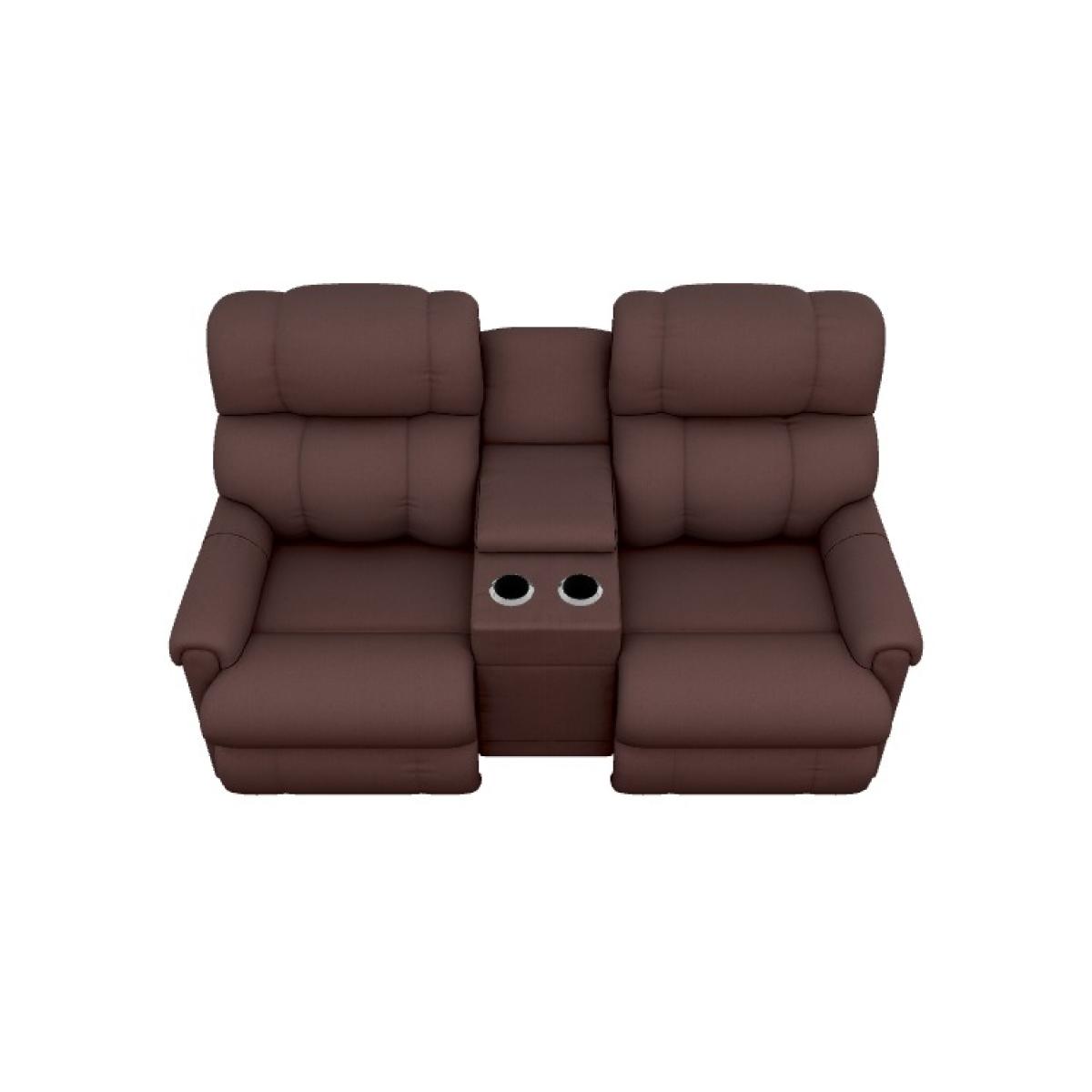 Pinnacle Power Wall Reclining Loveseat W/ Console Headrest & Lumbar - Image 2