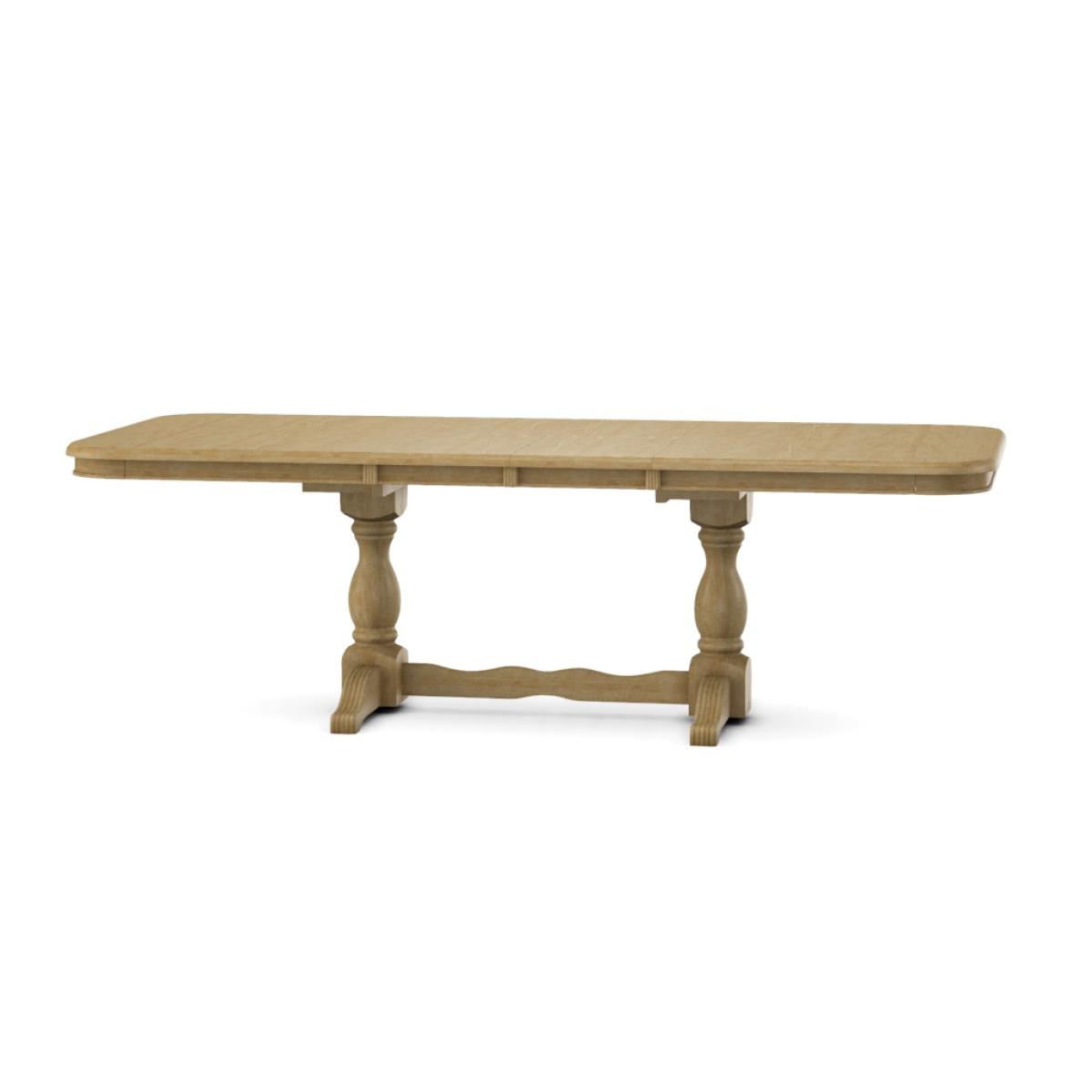 Double Butterfly Leaf Table Top w/ Double Pedestal Base - T-4268XBT - Image 24