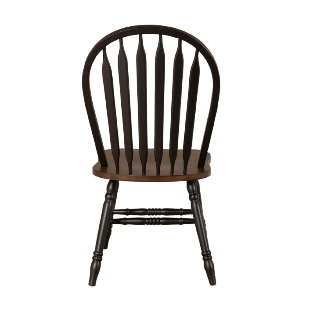 Carolina Crossing Windsor Side Chair- Black - Image 7