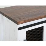 2 Sliding Doors 2 Metal Mesh Doors Sofa Table - Pueblo - Image 10