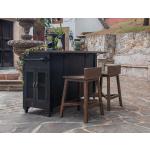 3 Drawer, 2 Sliding Doors, 4 Mesh Doors Wood Island - Pueblo - Image 4