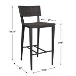 Calbas Outdoor Bar Stool, Java - Image 10
