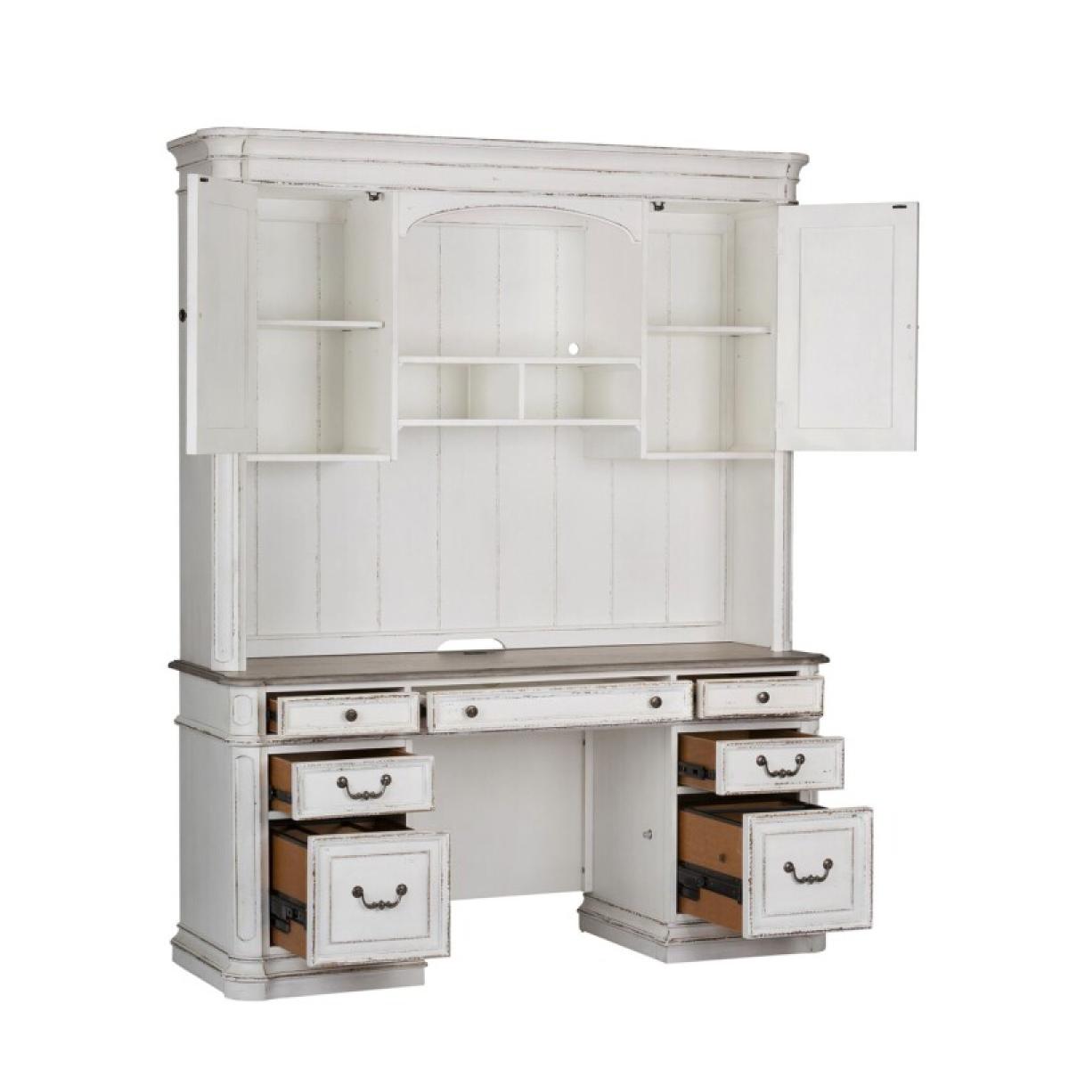 Magnolia Manor Complete 5 Piece Desk - Image 8