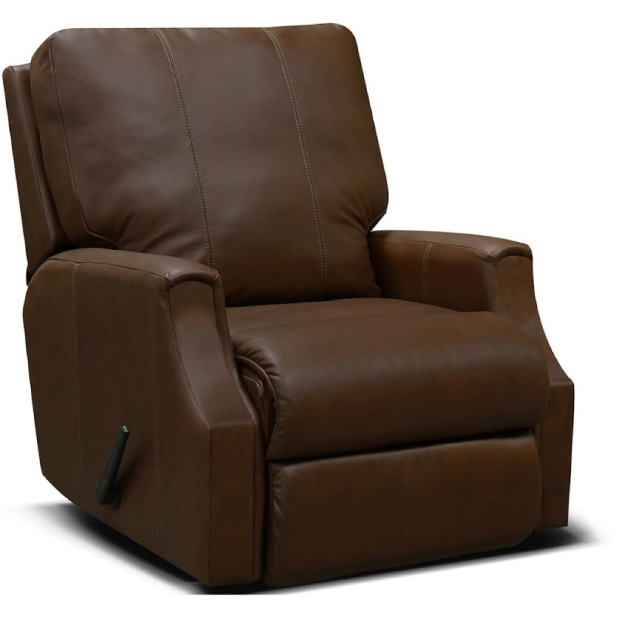 Leather Swivel Gliding Recliner - Image 2