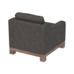 Wooden Frame & Base, Armchair - Samba - Image 4