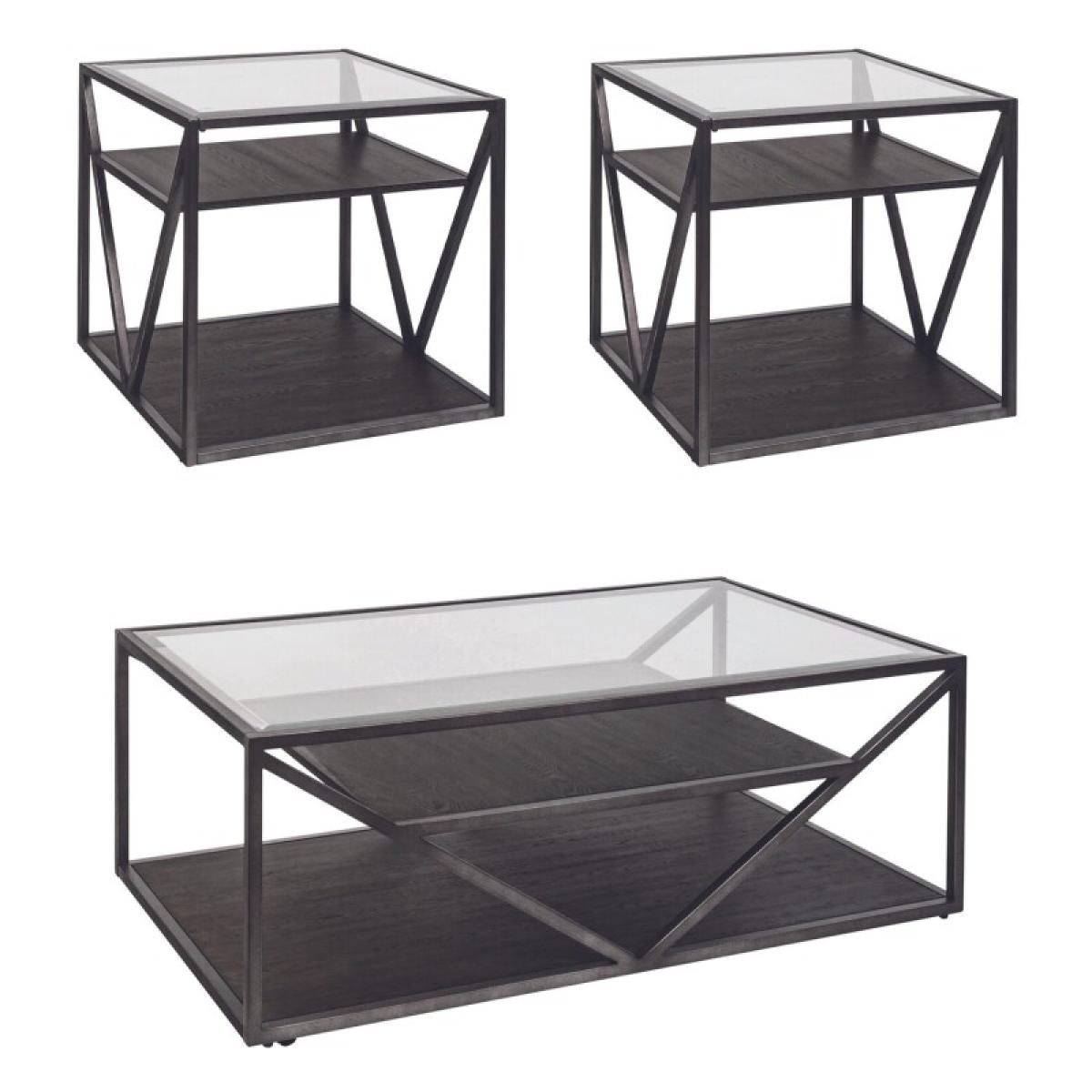 Arista 3 Piece Set (1-Cocktail 2-End Tables) - Image 3
