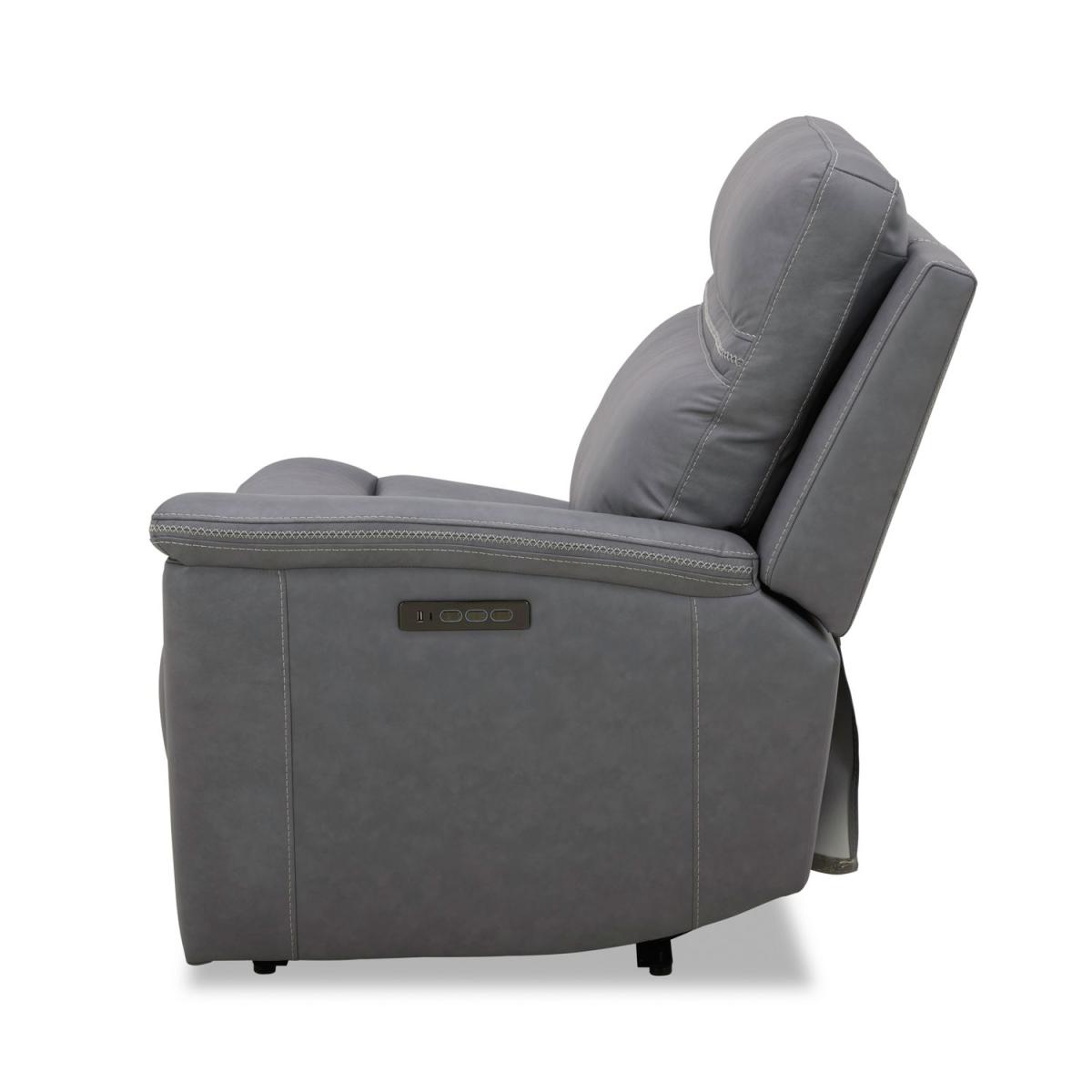 R Arm Recliner P3 & ZG - Blue Gray - Image 7