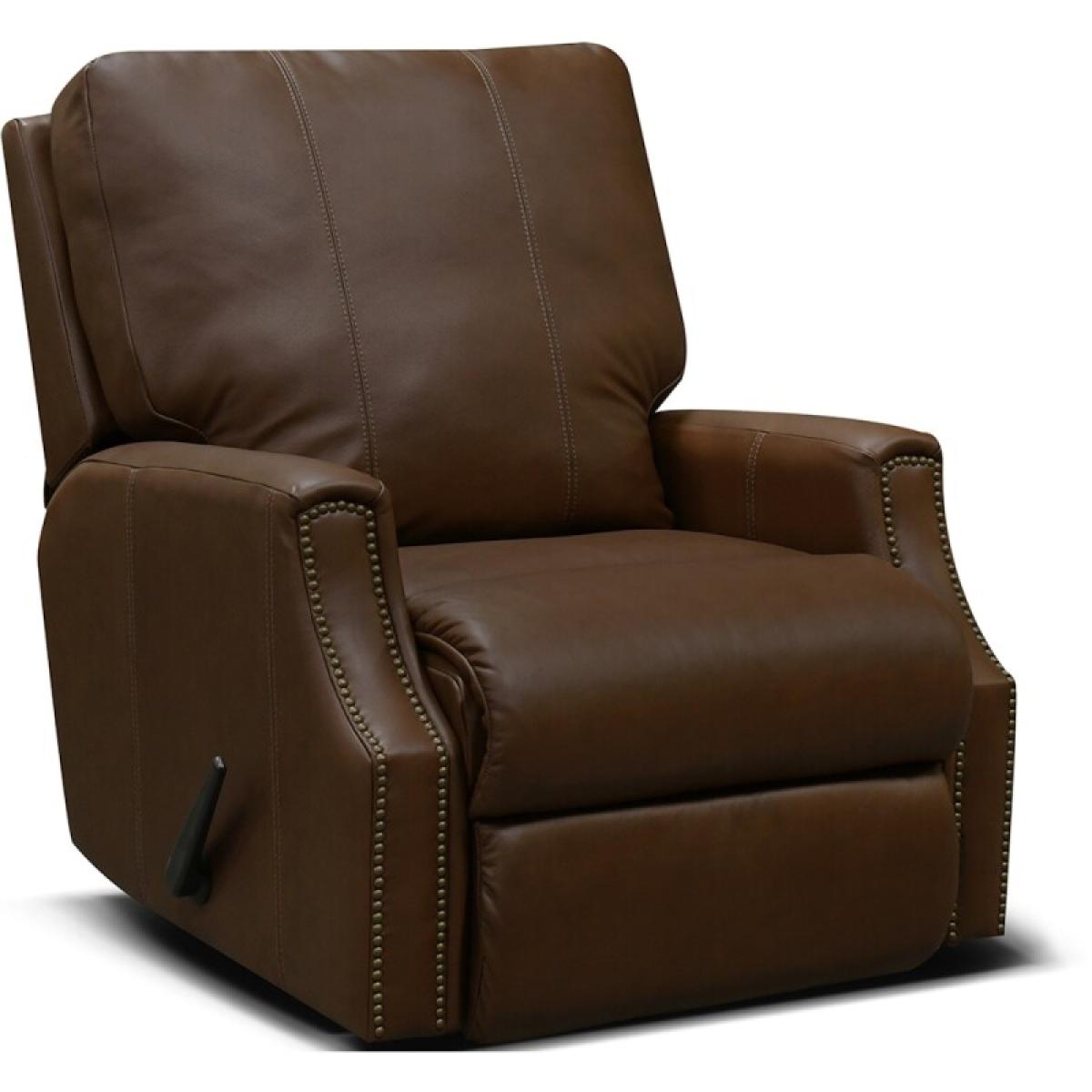 Leather Minimum Proximity Recliner With Nails - Image 2