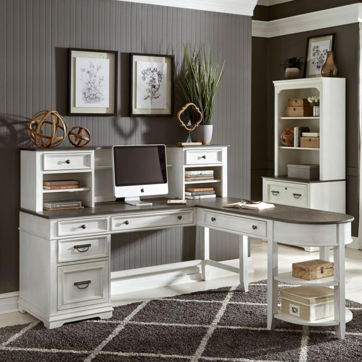 Allyson Park L Shaped Desk Set - Image 11