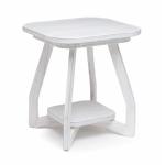 Surfside End Table - Weathered White