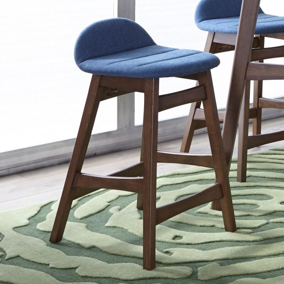 Space Savers 24 Inch Counter Chair - Blue (RTA) - Image 2