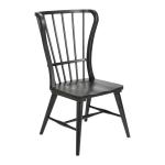 River Place Windsor Back Side Chair - Black (RTA)