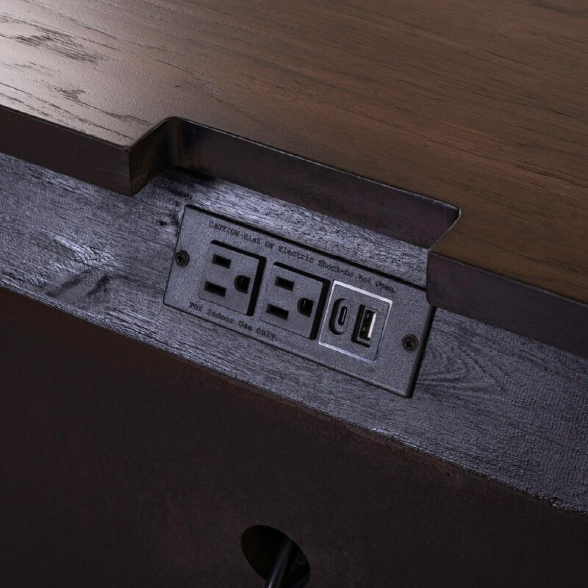 Provence Park Bedside Chest w/ Charging Station - Image 12