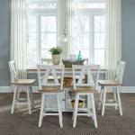 Lindsey Farm 7 Piece Gathering Table Set
