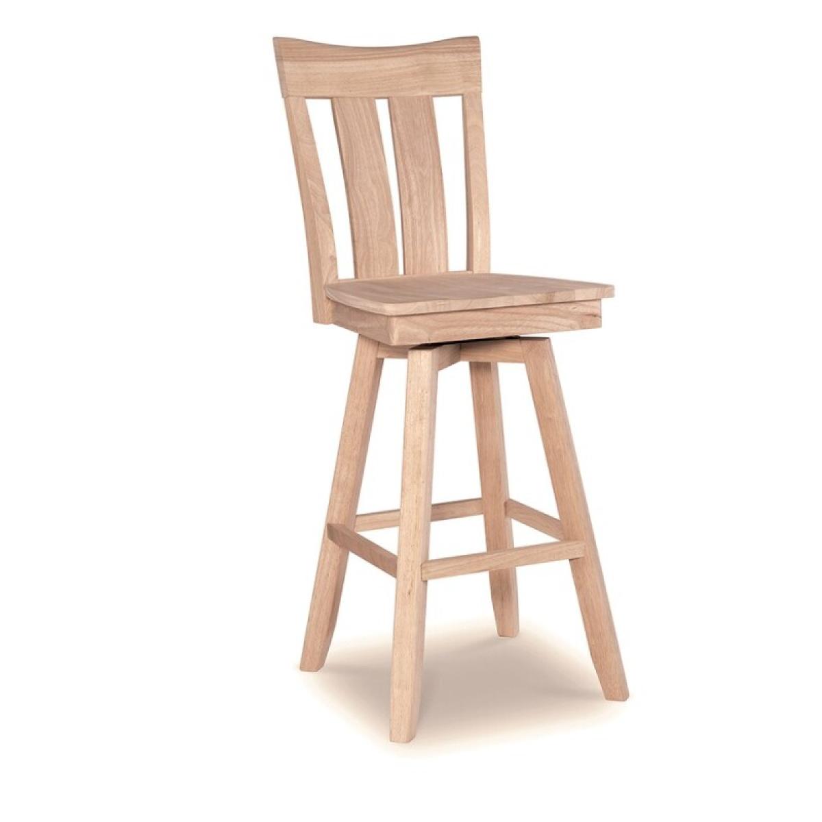 30''Ava Swivel Bar Stool - Image 2