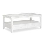 Home Accents - Amelia Glass Top Coffee Table