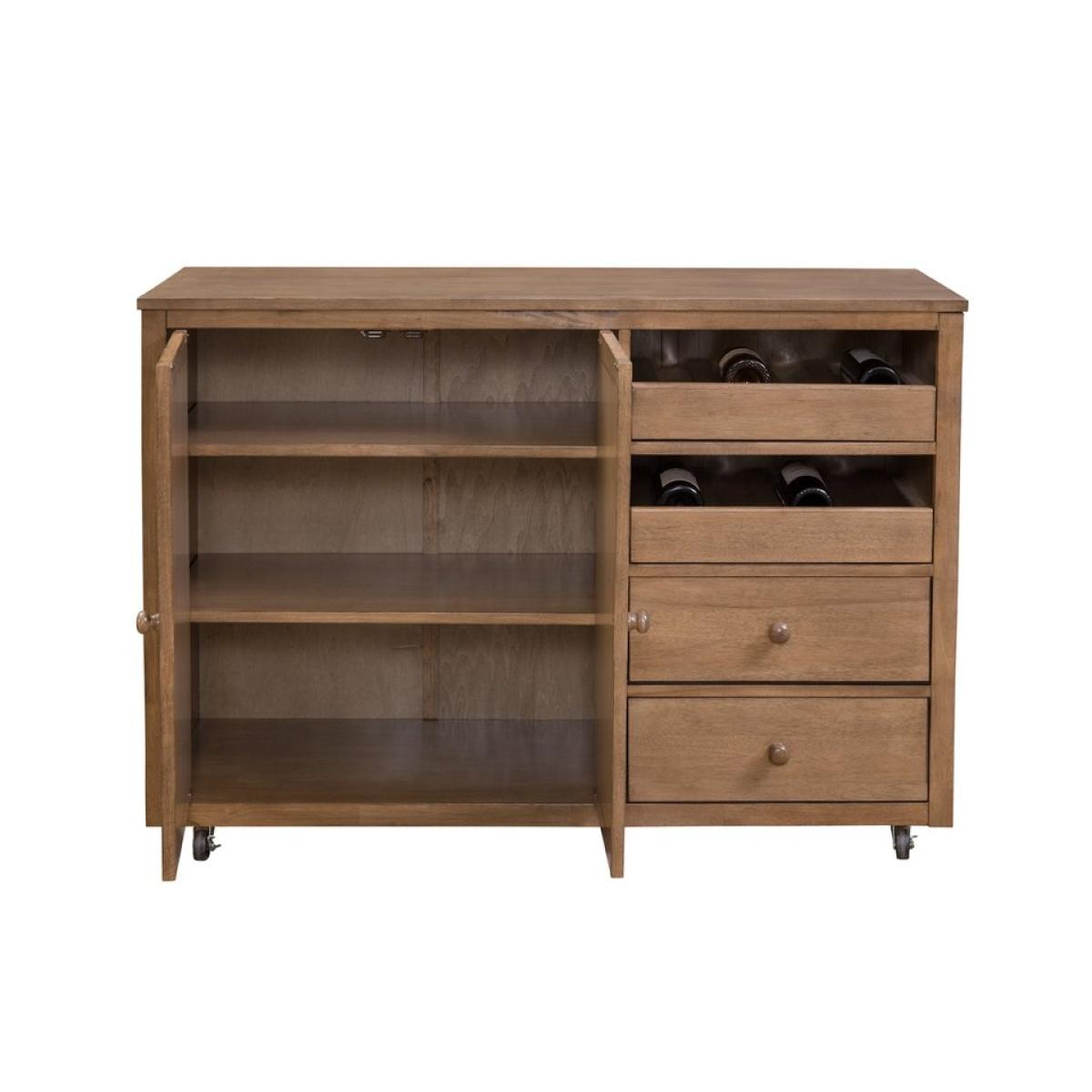 SoMa - Wine and Storage Cabinet in Flax - Image 3