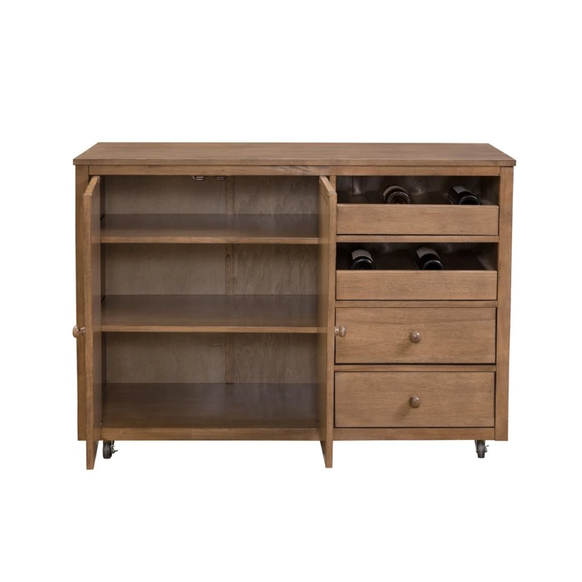 SoMa - Wine and Storage Cabinet in Flax - Image 2