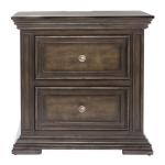 Big Valley 2 Drawer Night Stand w/ Charging Station - Image 4