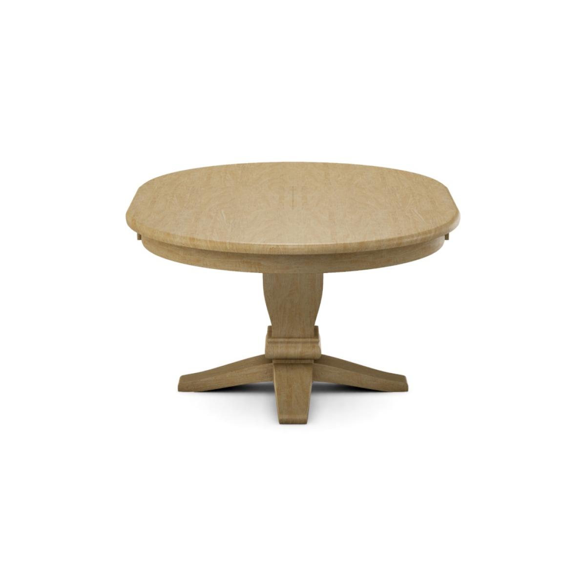 Build Your Own Pedestal Table w/ 48" x 66" Butterfly Leaf Extension Tabletop w/Half Bullnose Edge - Image 26