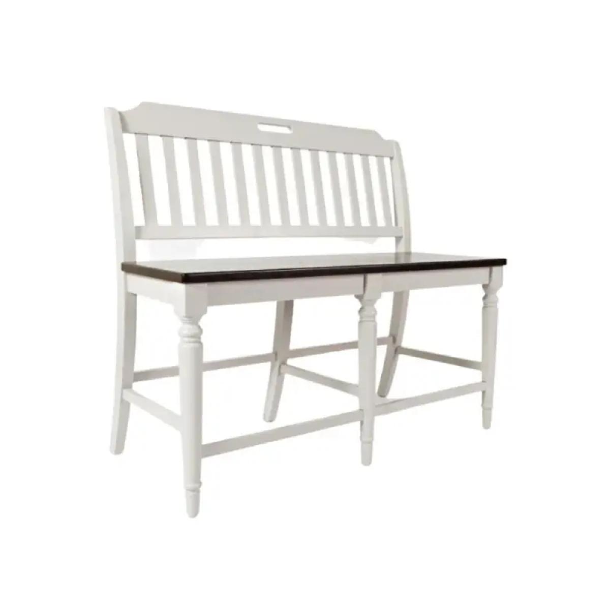 Orchard Park Slatback Counter Bench - Image 2