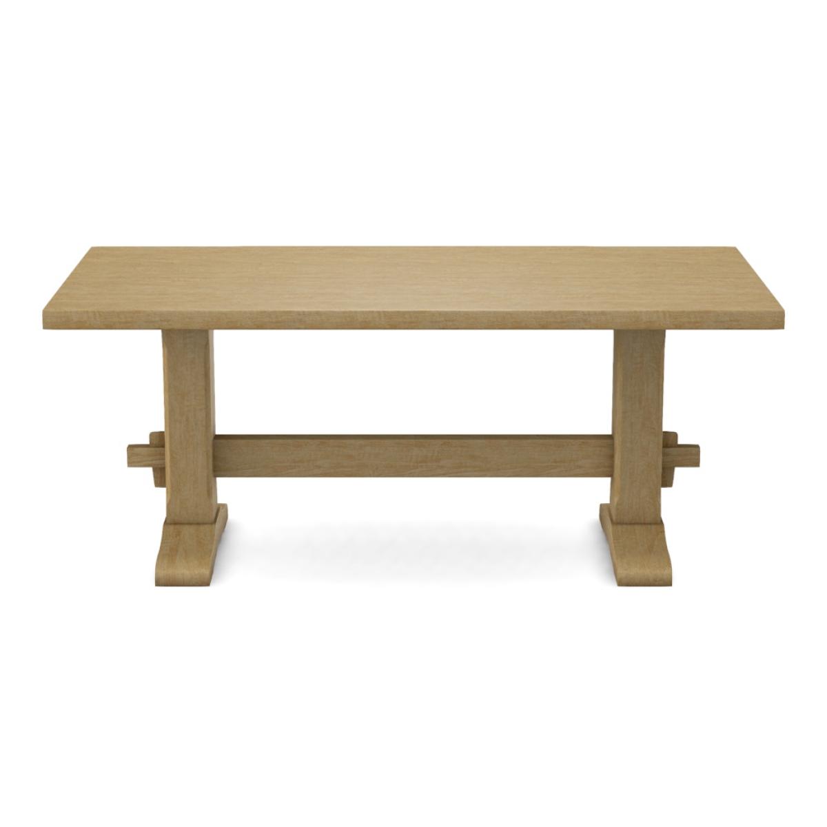 Trestle Solid Table Top w/ Trestle Table Base - T-7236B - Image 23