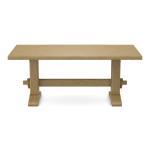 Trestle Solid Table Top w/ Trestle Table Base - T-7236B - Image 23