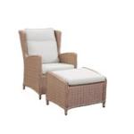 PARKS: Outdoor Living- Biscayne Lounge Chair w/Footstool - Image 5