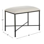 Avenham Small Bench, Black - Image 8