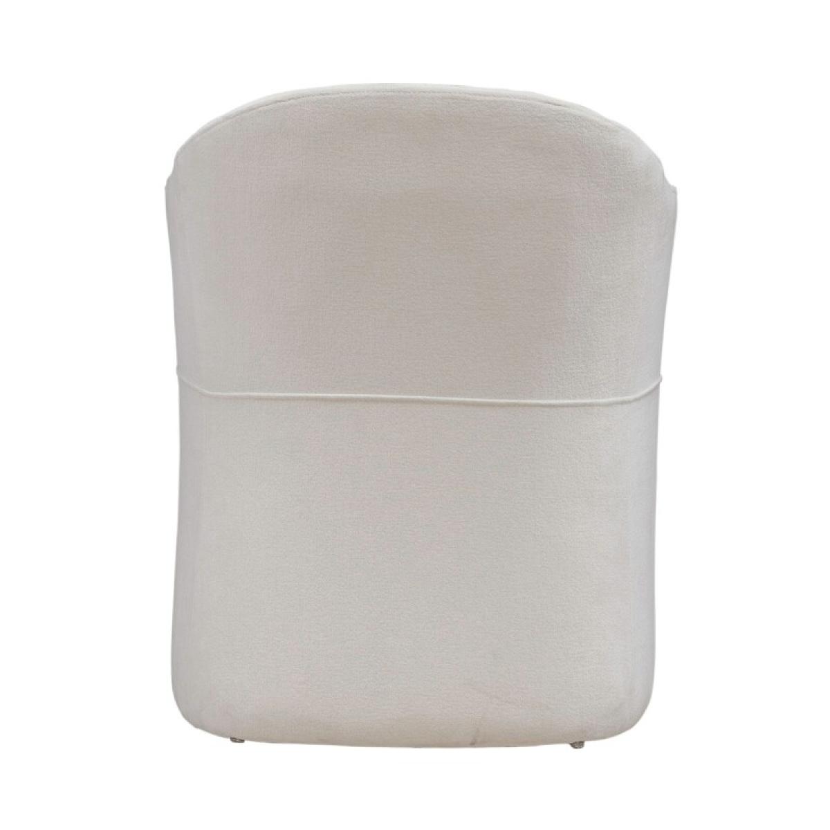 Accent Dining Chair w/ Casters - Ivory - Image 9