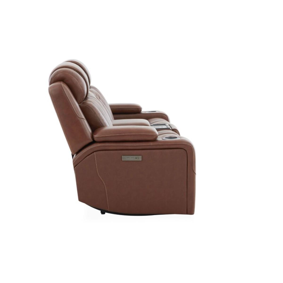 Caswell Loveseat w/ Console P2 & ZG - Image 6