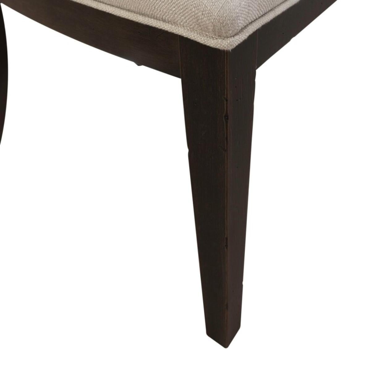 Americana Farmhouse Uph Tufted Back Side Chair - Black - Image 12