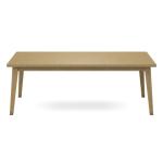 Mid Century Moden Solid Table w/ Flared Legs - Image 5