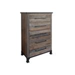 5 Drawer Chest - Antique