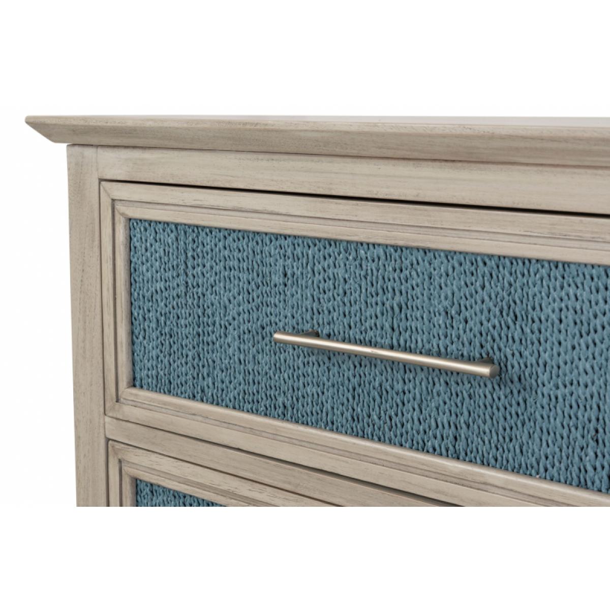 Ocean Isles 6 Drawer Woven Dresser - Image 3