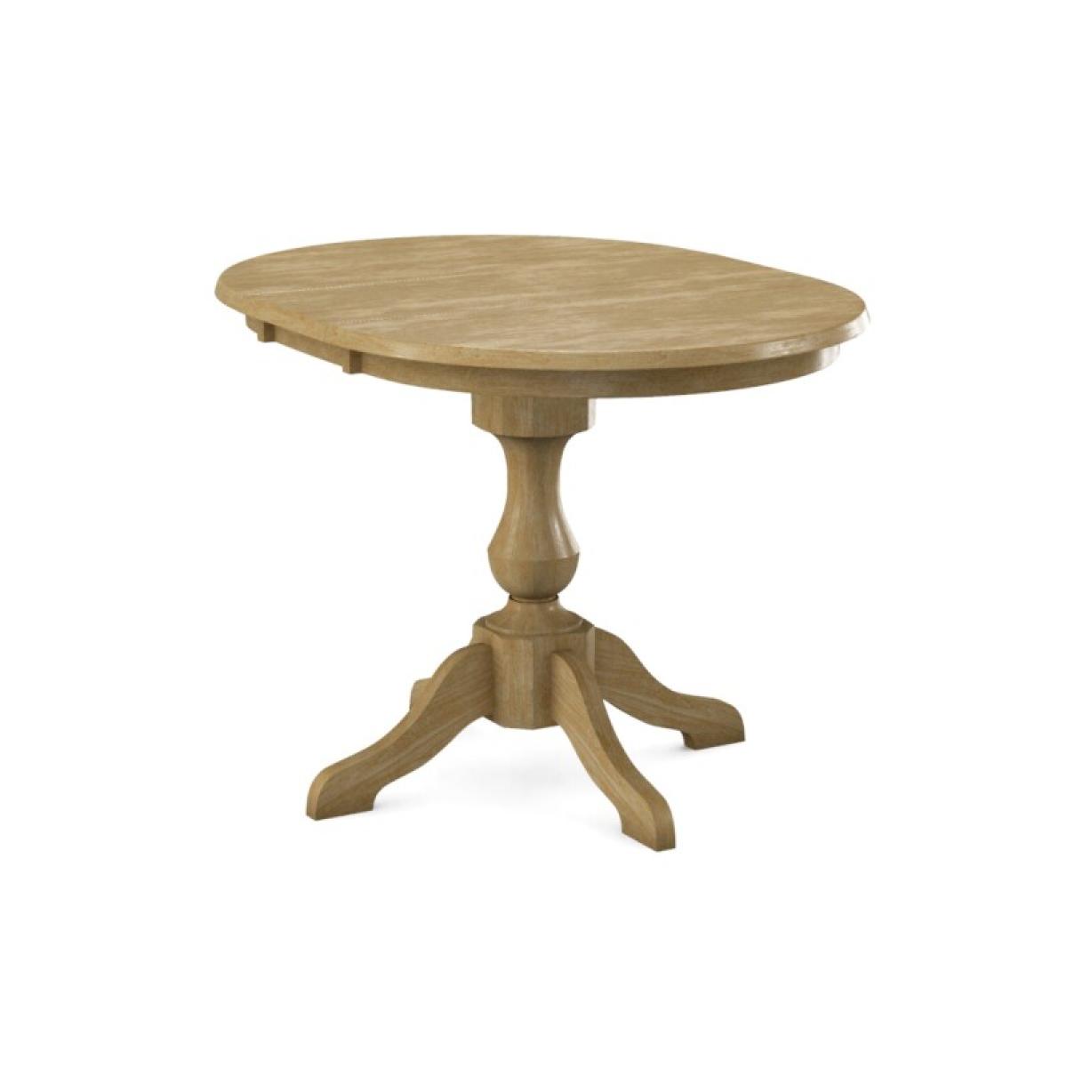 Build Your Own Pedestal Table w/ 36 x 48" Extension Tabletop w/Half Bullnose Edge - Image 11