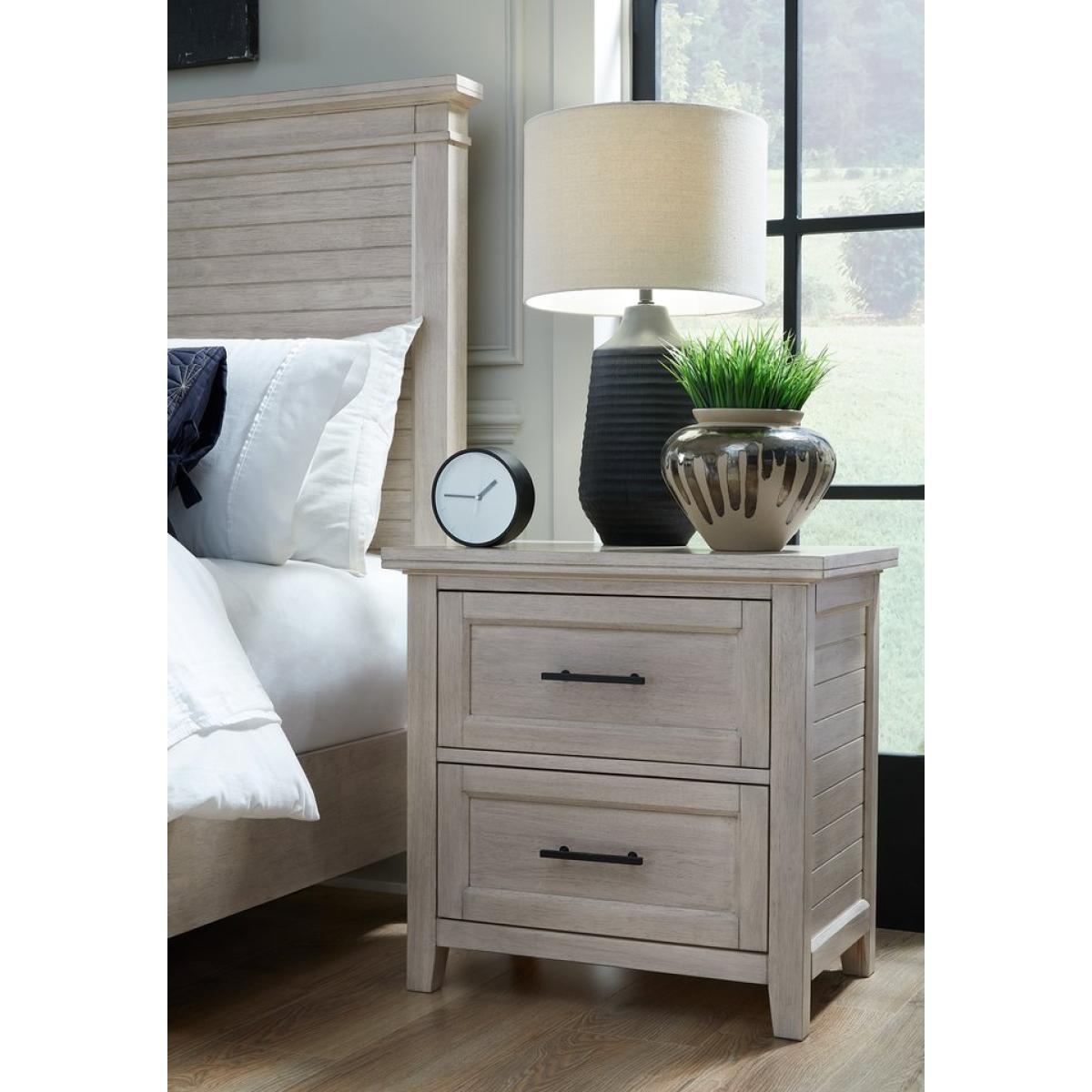 bdcff6e36359f9ae16827be8f35ed707 Sanibel Bedroom - Sanibel 2 Drawer Nightstand in Macchiato - Image 1