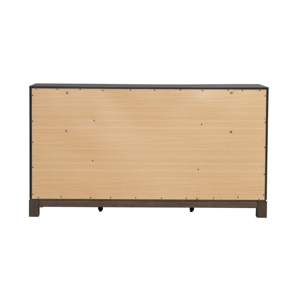Modern Edge 2 Door 6 Drawer Dresser - Image 6