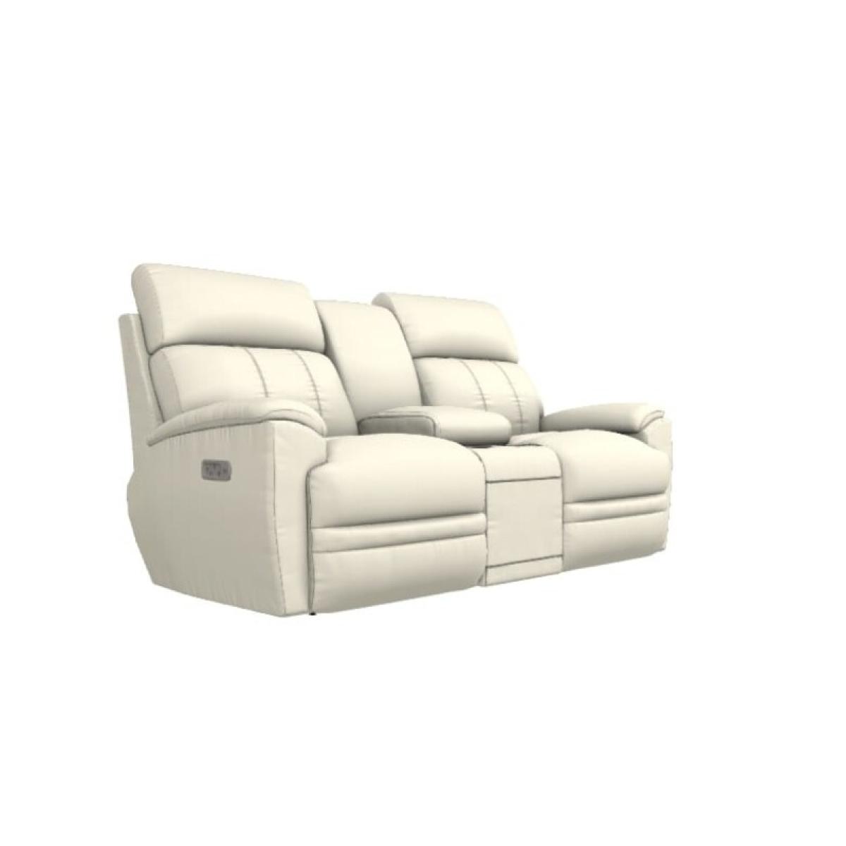 Talladega Power Reclining Loveseat W/ Headrest, Lumbar & Console - Image 3