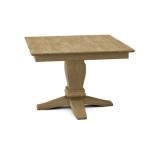 Build Your Own Pedestal Table w/42" Square Top w. Reverse Bevel Edge - Image 13